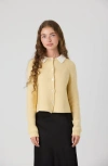 By Tess Collection Chloe Cardigan In Yellow