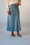 By Tess Collection Ella Skirt In Sky Blue