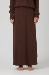By Tess Collection Fanny Skirt In Brown