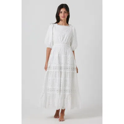 By Tess Collection Isla Dress In White