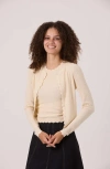 By Tess Collection Katie Twinset In Brown