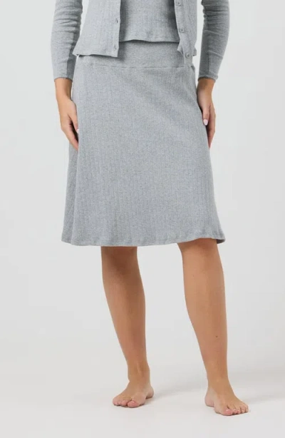 By Tess Collection Lexi Skirt In Gray
