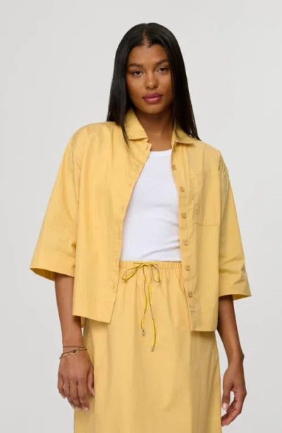 By Tess Collection Poppy Blouse In Orange