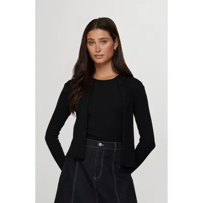 By Tess Collection Tank Twinset In Black