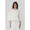 By Tess Collection Vivi Blouse In Cream