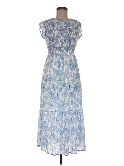 Pre-owned By The River Casual Dress In Blue