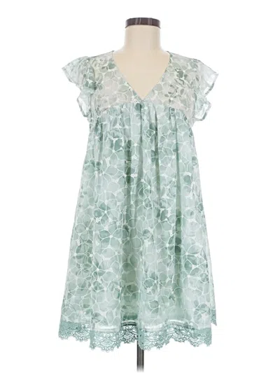 Pre-owned By The River Casual Dress In Green