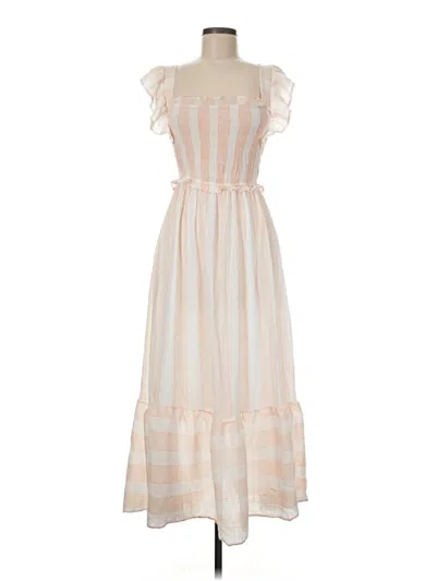 Pre-owned By The River Casual Dress In Ivory