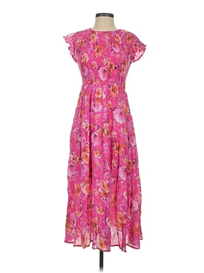 Pre-owned By The River Casual Dress In Pink