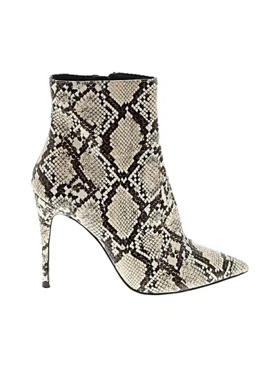 Pre-owned By The Way. Ankle Boots In Ivory