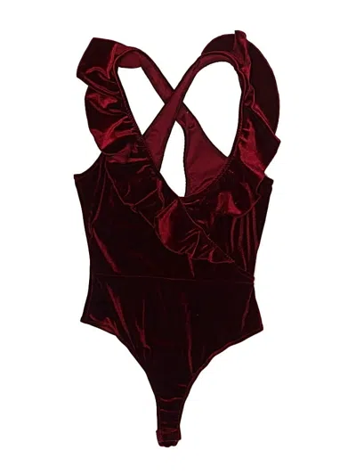 Pre-owned By The Way. Bodysuit In Burgundy