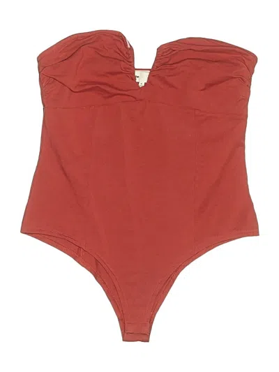 Pre-owned By The Way. Bodysuit In Burgundy