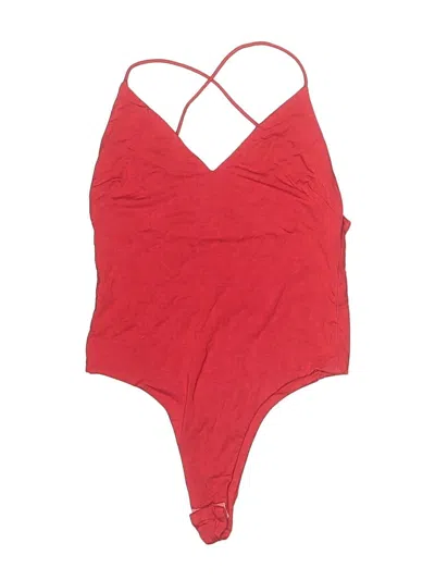 Pre-owned By The Way. Bodysuit In Red