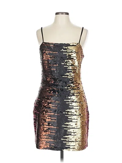 Pre-owned By The Way. Cocktail Dress In Gold
