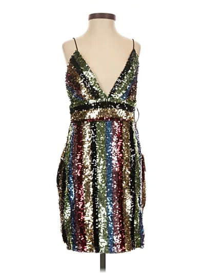 Pre-owned By The Way. Cocktail Dress In Gold