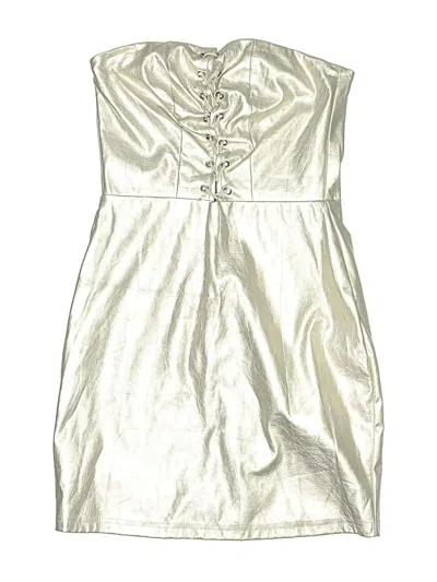 Pre-owned By The Way. Cocktail Dress In Silver