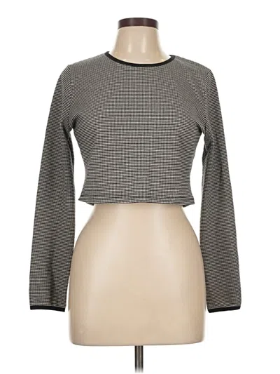 Pre-owned By The Way. Long Sleeve T-shirt In Gray
