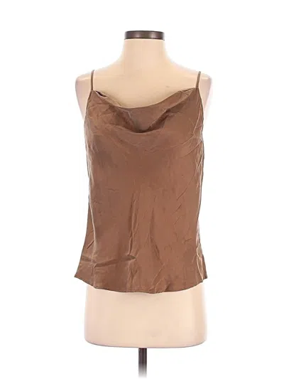 Pre-owned By The Way. Tank Top Brown Strapless Neckline Tops