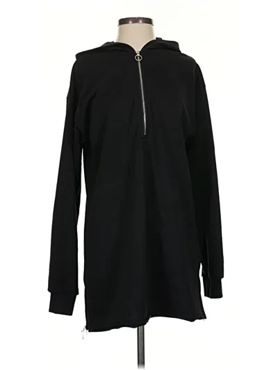 Pre-owned By The Way. Zip Up Hoodie In Black