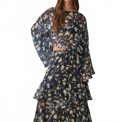 By Together Aether Bloom Top In Blue
