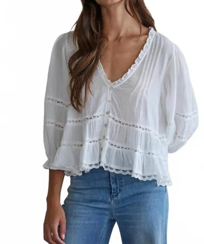 By Together Alyssa Top In White