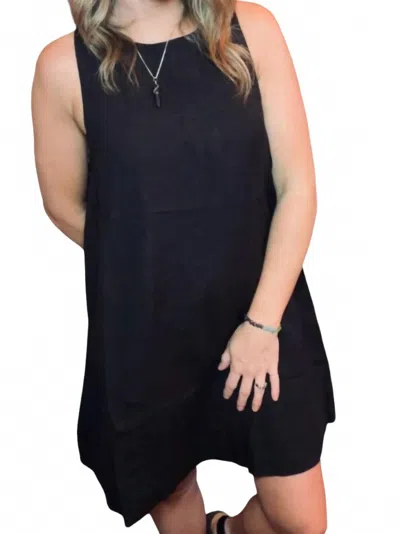 By Together Baby Doll Mini Dress In Black