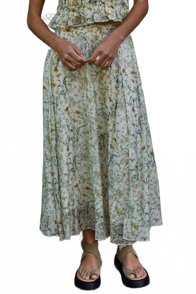 By Together Beatrix Skirt In Floral Print In Multi
