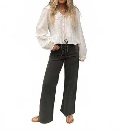 By Together Birdie Top In White In Multi