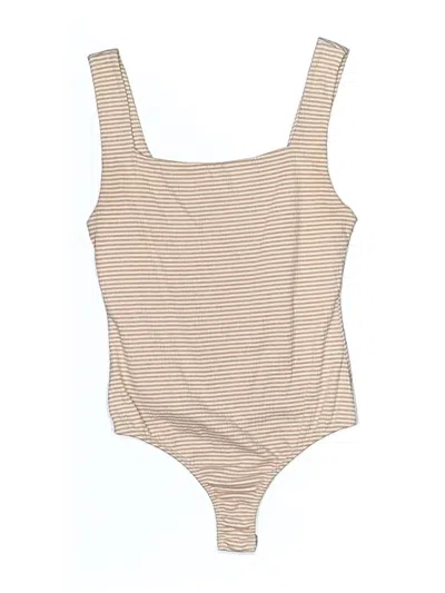 Pre-owned By Together Bodysuit In Tan