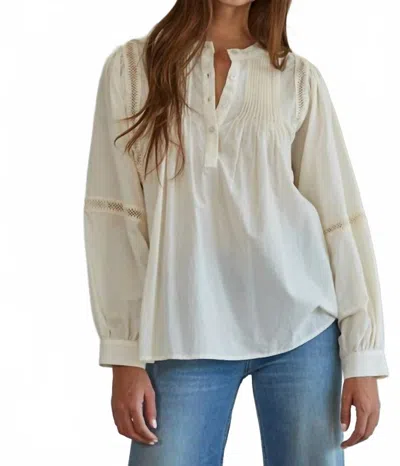 By Together Boho Top In Cream In White