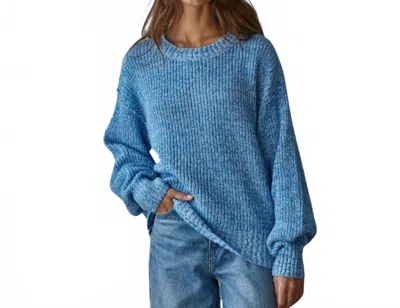 By Together Bree Knit Sweater In Blue