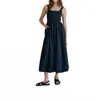 By Together Bubble Hem Maxi Dress In Black In Black