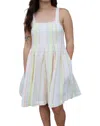 By Together Candy Stripes Mini Dress In Multicolor In Multi