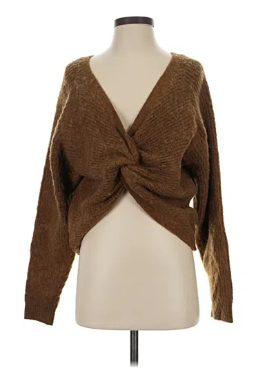 Pre-owned By Together Cardigan Sweater In Brown