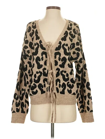 Pre-owned By Together Cardigan Sweater In Brown