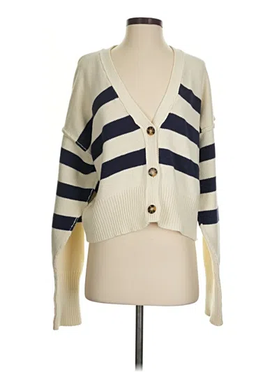Pre-owned By Together Cardigan Sweater In Ivory