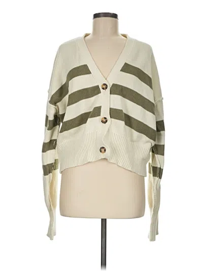 Pre-owned By Together Cardigan Sweater In Ivory
