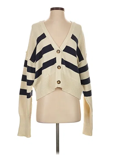 Pre-owned By Together Cardigan Sweater In White