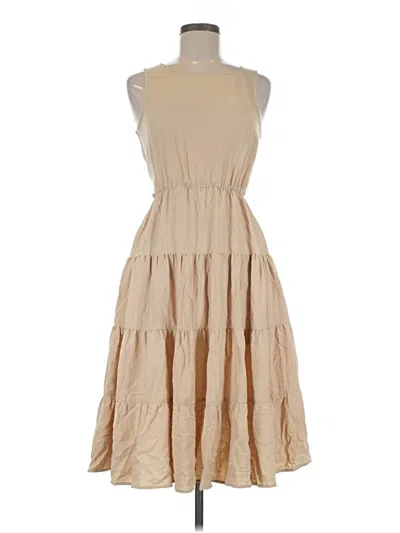 Pre-owned By Together Casual Dress In Brown