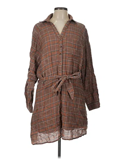 Pre-owned By Together Casual Dress In Brown