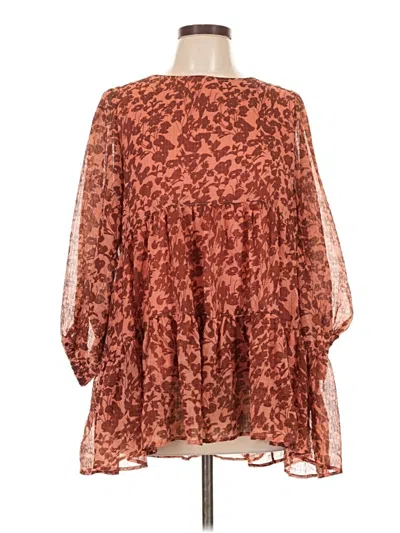 Pre-owned By Together Casual Dress In Brown