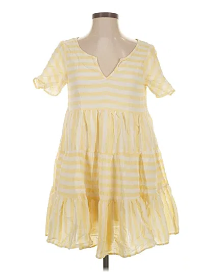 Pre-owned By Together Casual Dress In Yellow