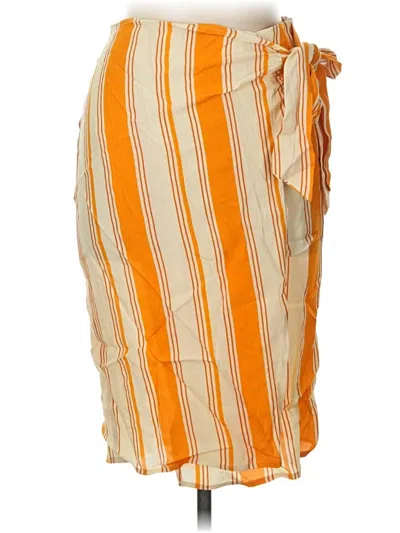 Pre-owned By Together Casual Skirt In Orange