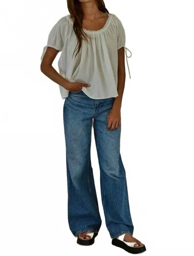 By Together Charmed Short Sleeves Top In White
