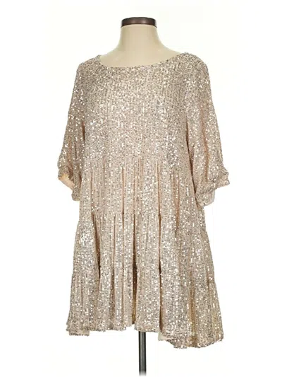 Pre-owned By Together Cocktail Dress In Brown