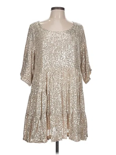 Pre-owned By Together Cocktail Dress In Silver