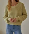 By Together Crew Neck Sweater In Pistachio