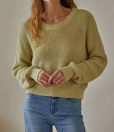 By Together Crew Neck Sweater In Pistachio