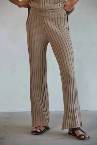 By Together Cyndi Sweater Pants In Mocha