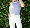 BY TOGETHER DANI TURTLENECK TOP IN DUSTY LAVENDER